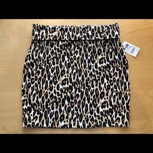Charlotte Russe Leopard Skirt